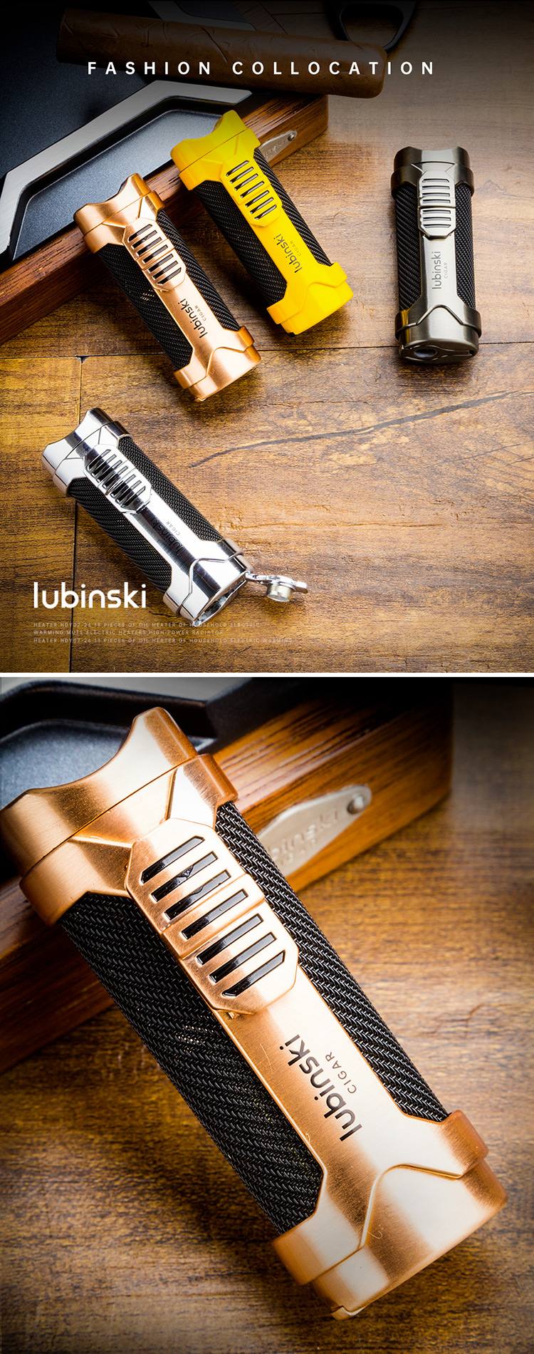 Lubinski 魯賓斯基 多功能單直衝打火機 打火機 · 點火|W Cigar Shop 雪茄配件 商品詳情 1