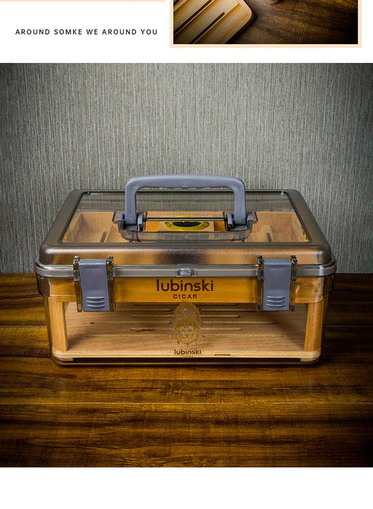 Lubinski 魯賓斯基 大容量雪松木雪茄保濕盒 保濕櫃 · 恆溫箱｜W Cigar Shop 雪茄配件 商品詳情 7