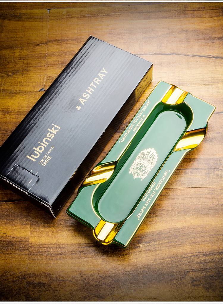 Lubinski 魯賓斯基 4槽陶瓷雪茄菸灰缸 菸灰缸｜W Cigar Shop 雪茄配件 商品詳情 3