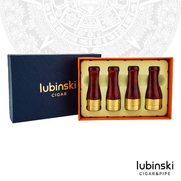 Lubinski 魯賓斯基 樹脂黃銅雪茄煙咬嘴