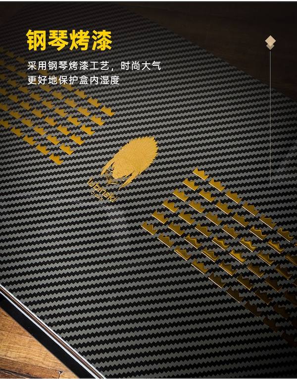 Lubinski 魯賓斯基 指紋開鎖雪松木雪茄保濕盒 保濕櫃 · 恆溫箱｜W Cigar Shop 雪茄配件 商品詳情 10
