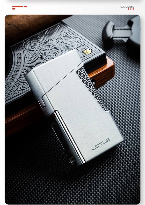 LOTUS 蓮花 時尚鋅合金雙噴打火機 打火機 · 點火|W Cigar Shop 雪茄配件 商品詳情 15