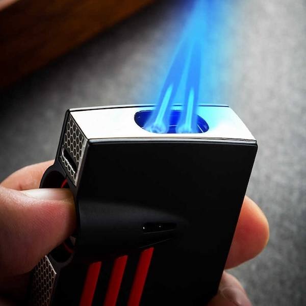 LOTUS 蓮花 防風雙噴雪茄打火機 打火機 · 點火｜W Cigar Shop 雪茄配件 商品詳情 2