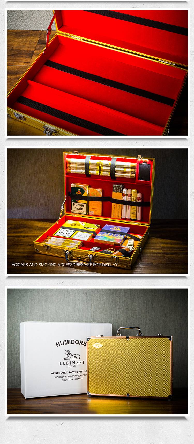 Lubinski 魯賓斯基 「Lubinski 台灣經銷商」 鋁合金便攜雪茄展示銷售盒｜Capadura｜ 收納 · 旅行盒｜W Cigar Shop 雪茄配件 商品詳情 6