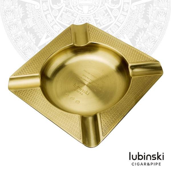 Lubinski 魯賓斯基 高檔黃銅4支裝雪茄菸灰缸 菸灰缸|W Cigar Shop 雪茄配件 商品詳情 2
