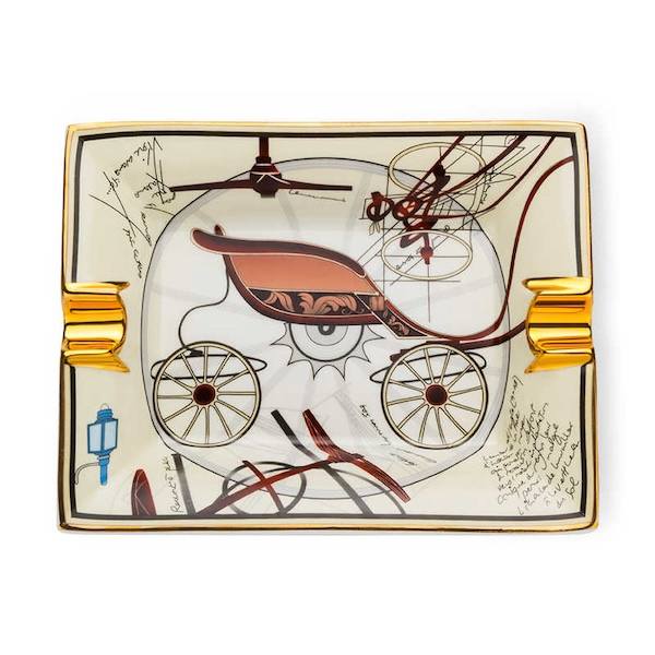 Lubinski 魯賓斯基 陶骨瓷方形台式兩槽菸灰缸 菸灰缸｜W Cigar Shop 雪茄配件 商品詳情 5