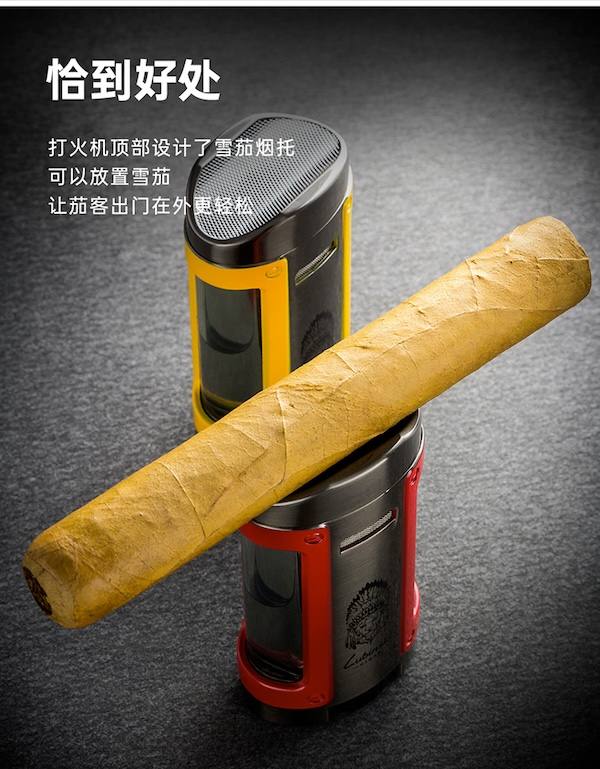 Lubinski 魯賓斯基 四直衝防風鋅合金打火機 打火機 · 點火|W Cigar Shop 雪茄配件 商品詳情 11