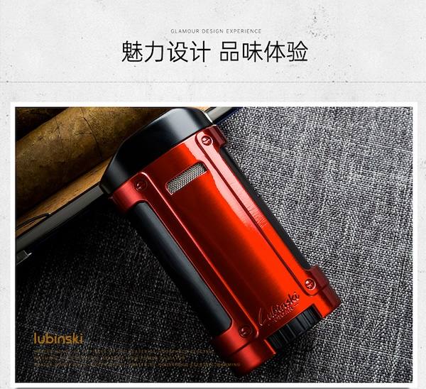 Lubinski 魯賓斯基 四直衝防風鋅合金打火機 打火機 · 點火|W Cigar Shop 雪茄配件 商品詳情 14