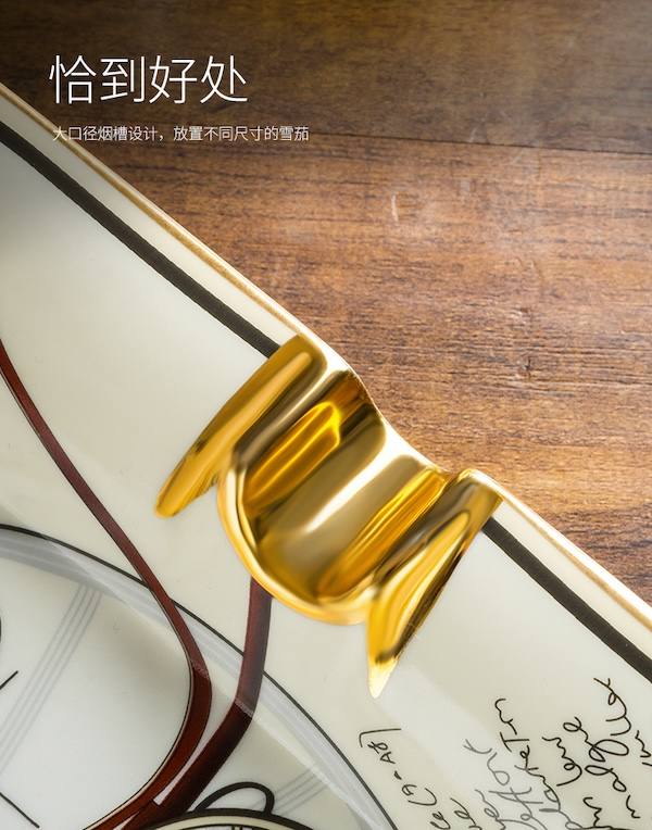 Lubinski 魯賓斯基 創意陶瓷彩繪雪茄菸灰缸 菸灰缸｜W Cigar Shop 雪茄配件 商品詳情 9