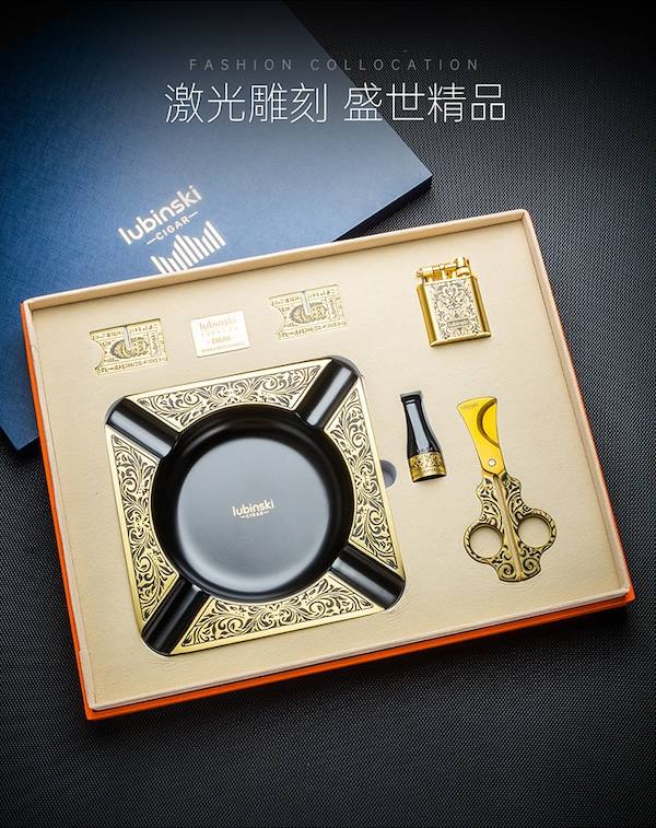 Lubinski 魯賓斯基 純銅雪茄工具套裝 配件禮盒|W Cigar Shop 雪茄配件 商品詳情 8