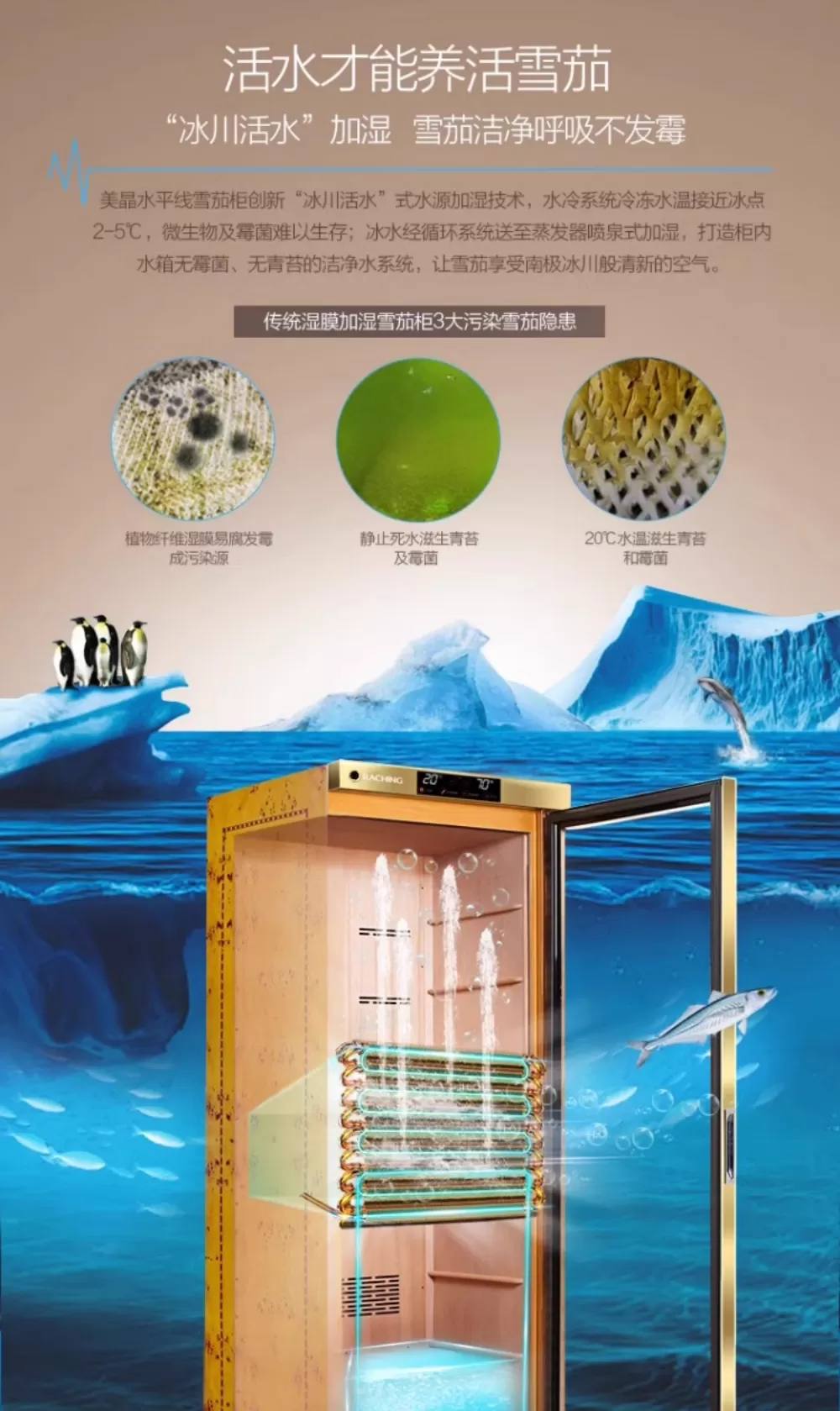 Raching 美晶 MON1800A 智慧雪茄保濕櫃 保濕櫃 · 恆溫箱|W Cigar Shop 雪茄配件 商品詳情 14