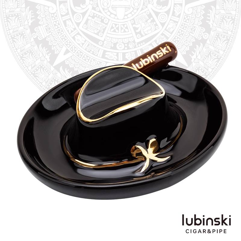 Lubinski 魯賓斯基 牛仔帽形陶瓷雪茄菸托
