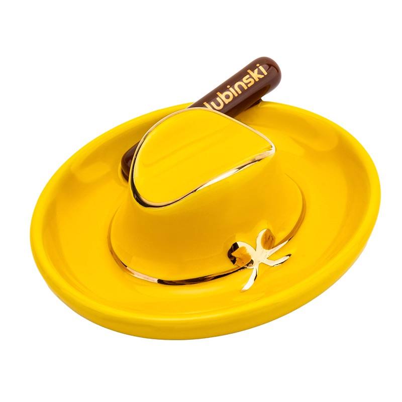 Lubinski 魯賓斯基 牛仔帽形陶瓷雪茄菸托 菸灰缸|W Cigar Shop 雪茄配件 商品詳情 5