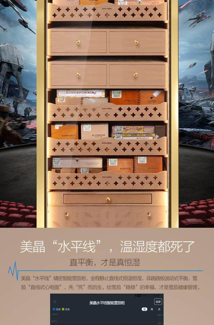 Raching 美晶 MON5800A 智慧恆溫恆濕保濕櫃 保濕櫃 · 恆溫箱|W Cigar Shop 雪茄配件 商品詳情 3