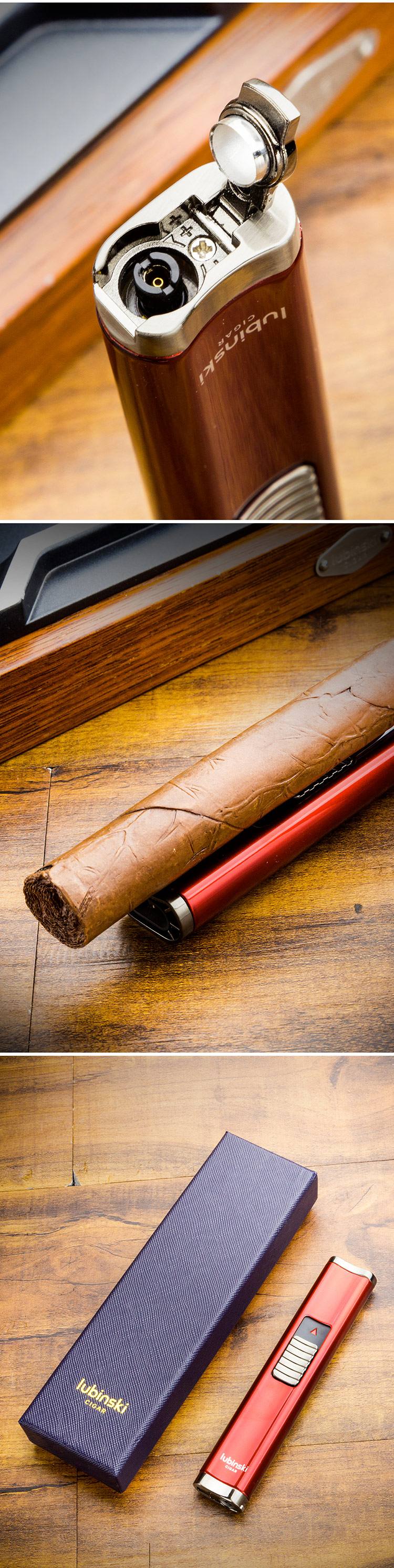 Lubinski 魯賓斯基 雙直衝雪茄打火機(YJA-10045) 打火機 · 點火|W Cigar Shop 雪茄配件 商品詳情 3