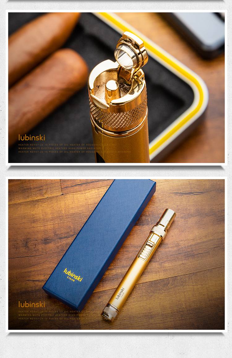 Lubinski 魯賓斯基 高端單直衝藍焰噴射托架雪茄打火機（YJA-10047） 打火機 · 點火｜W Cigar Shop 雪茄配件 商品詳情 7