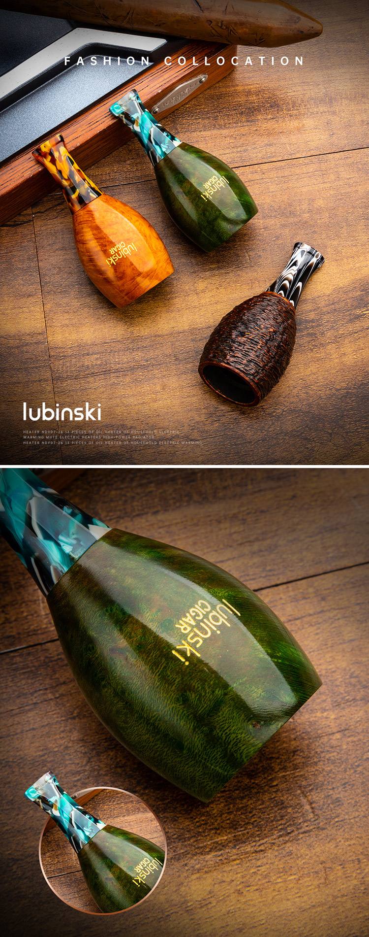Lubinski 魯賓斯基 樹脂工藝菸斗立座(雕花款) 保養 · 濕度|W Cigar Shop 雪茄配件 商品詳情 1